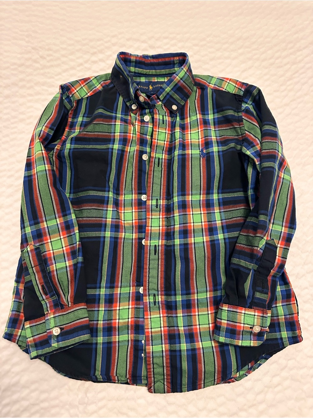 Ralph Lauren Button Down Shirt-Children’s Size 6